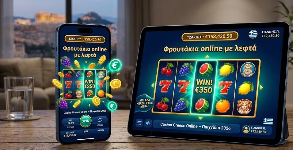 Φρουτάκια online με λεφτά – καλύτερα slot games σε online casino Greece